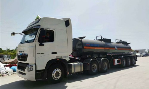 18立方硫酸半掛車(chē) 