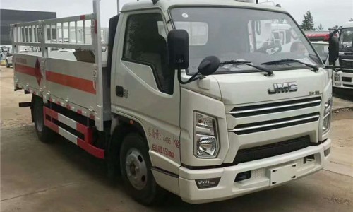 國(guó)六江鈴倉(cāng)欄氣瓶運(yùn)輸車(chē) 