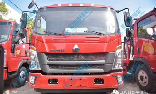 國六重汽豪沃平板車 