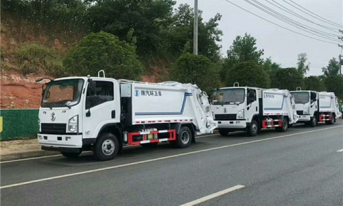 10立方陜汽壓縮垃圾車 