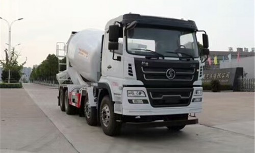 12立方陜汽前四后八攪拌車(chē) 