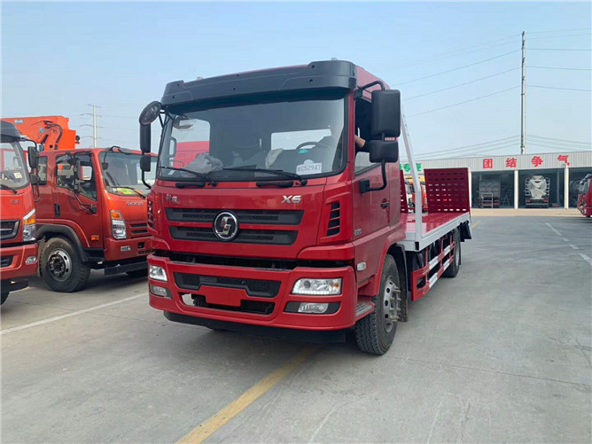 陜汽軒德X6平板運輸車 